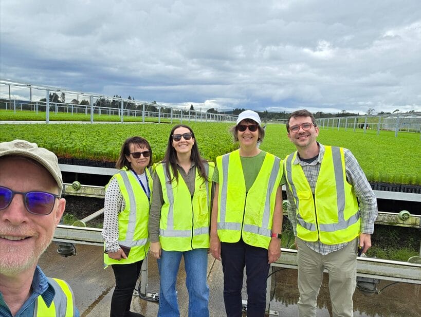 AbacusBio consultants on farm